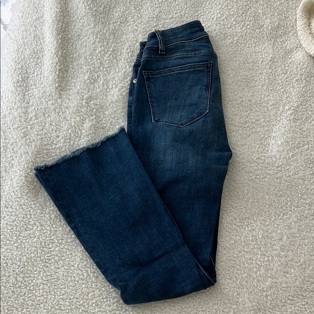 DL1961 Blue Ankle Cropped Jeans